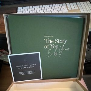 NIB Artifact Uprising Baby Book - green